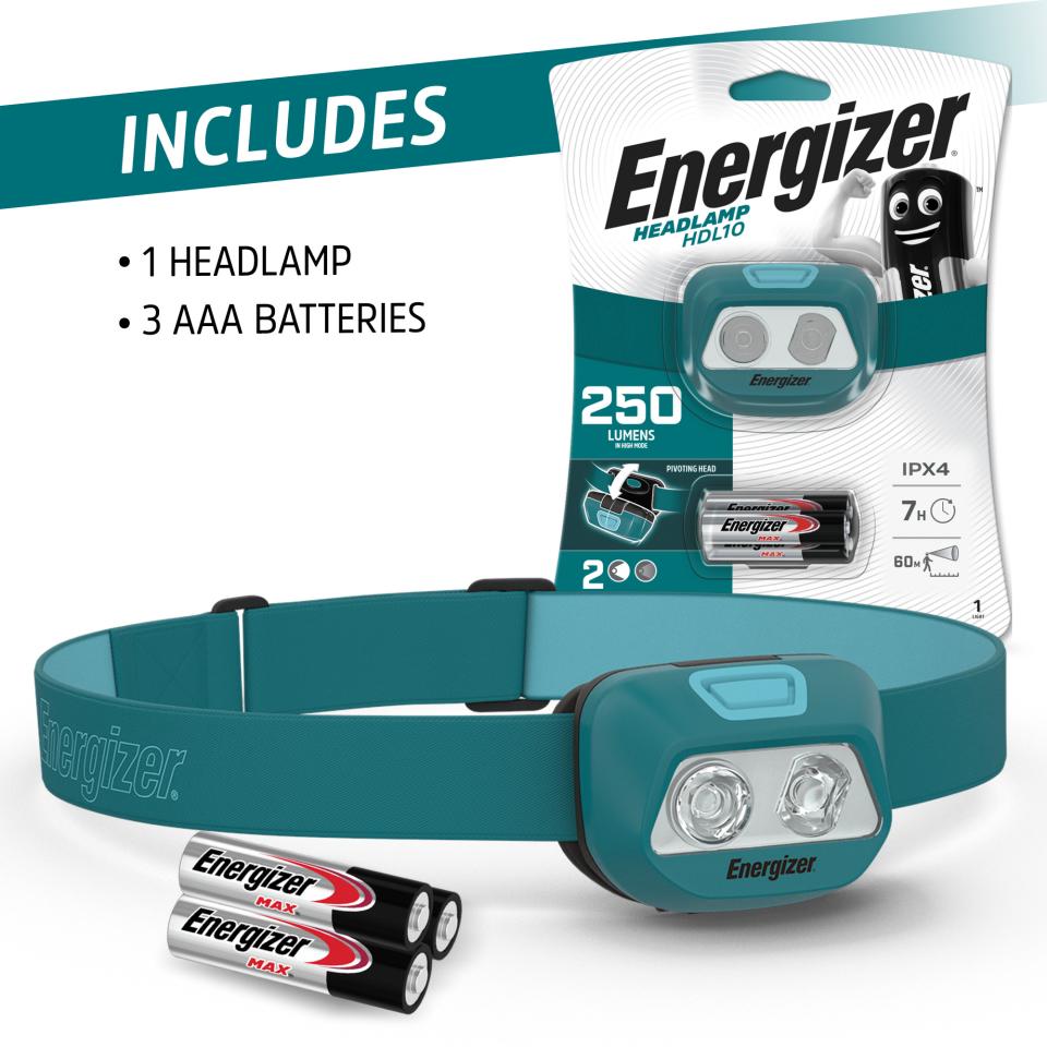 Energizer 250 Lumen Hdl10 Headlamp | Winc