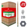 Thumbnail image of Naturals Graphite Pencils 2B with Eraser Tip - Box of 72