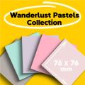 Thumbnail image of Post-it 100% Recycled Paper SS Notes 76 x 76 Wanderlust Pastels Pack 5