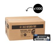 Austar Kitchen Tidy Bin Liners 690 x 570mm 36 Litre Black Roll 50 Carton 1000