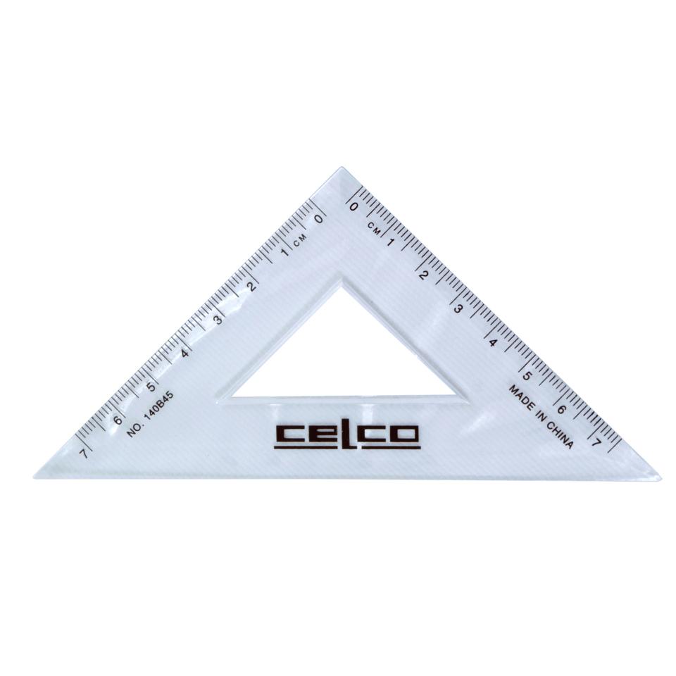 Celco Set Squares 45 Degrees X 140mm Assorted Colours