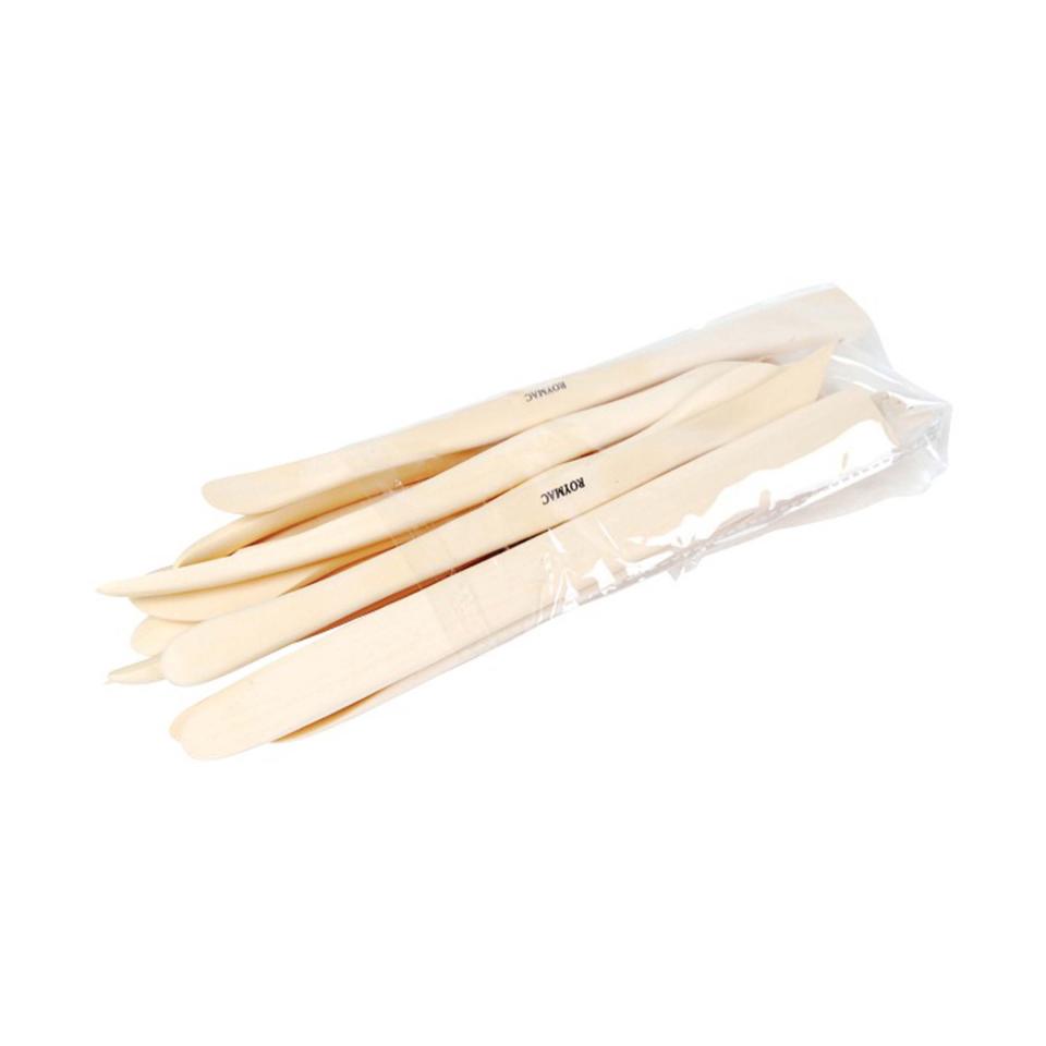 Micador Clay Modelling Tools Boxwood Assorted Shapes Pack 12