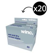 Winc Wet & Dry Screen Wipes Pack 20