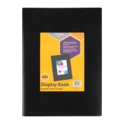 Marbig Display Book A3 Non-Refillable 20 Pocket Framed Insert Cover/Black