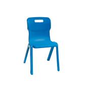 Titan One Piece Plastic Chair 310H Blue