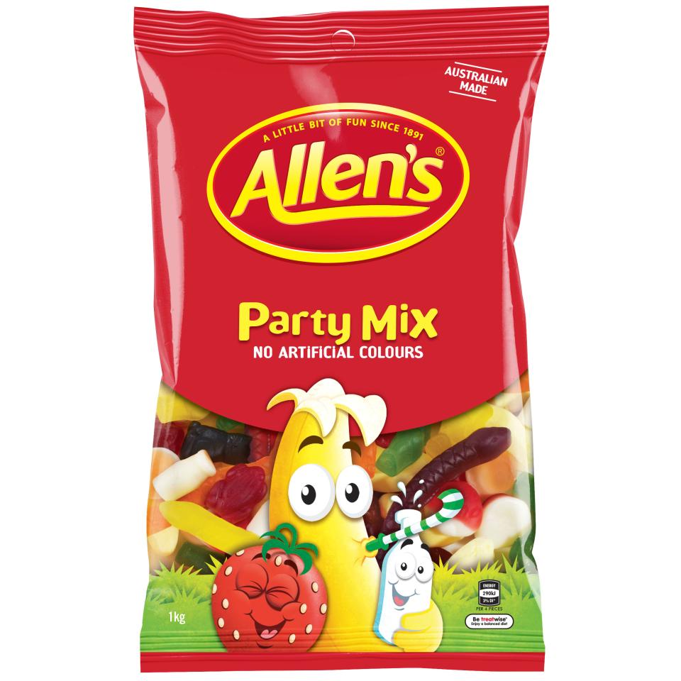 Allens Party Mix Lollies 1.3kg Lollies | Winc