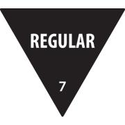 Food Advisory Label Removable 30mm Triangle Regular Black Roll 500