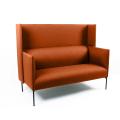 Thumbnail image of Jonas Ihreborn Talk Sofa High Back with Black Frame 2.5 Seater Warwick Beachcomber Terracotta 