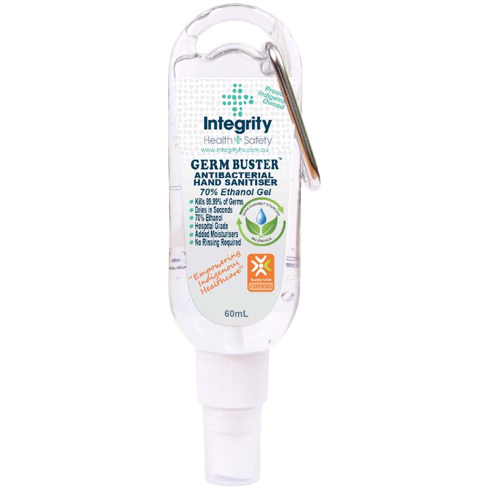 Integrity Health & Safety Indigenous Germ Buster Antibacterial Hand Sanitiser 60g