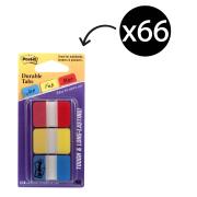 Post-It Tabs Easy Dispenser Assorted Colours 25.4 x 38.1mm Pack 3 66 Tabs