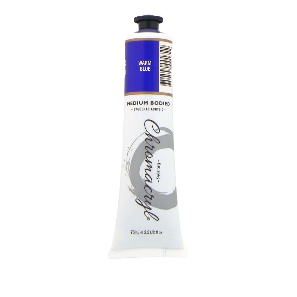 Chroma Chromacryl 75ml Tube Warm Blue Image