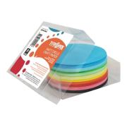 Teter Mek Kinder Craft Paper Circles 120mm Matt Assorted Colours Pack 500