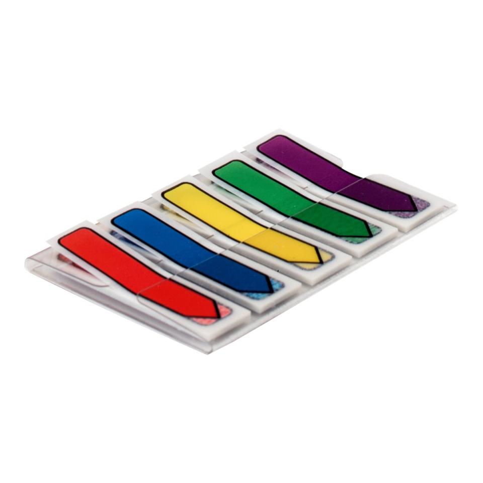 Post-It Arrow Flags 11.9 x 43.2mm Assorted Pack 6 | Winc