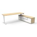 Thumbnail image of Rapidline Halo Plus Executive Height Adj Workstation Right Hand Configuration 2100(W) X 750(D)