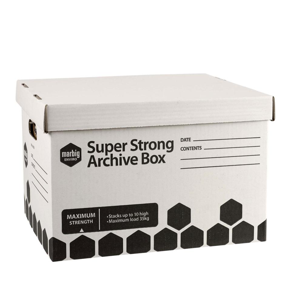 Marbig Enviro Super Strong Archive Box 420L x 320W x 260Hmm