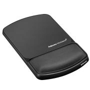 Fellowes Mouse Pad with Wrist Rest With Microban Protection Graphite