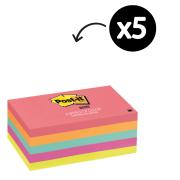 Post-it Notes 76 x 127mm Cape Town Collection Pack 5