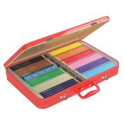 Faber-Castell Junior Triangular Colour Pencil 240 Set Plus 5 Sharpeners