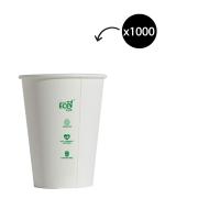 Truly Eco Single Wall Coffee Cup White 12oz Carton 1000