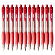 Winc Retractable Ballpoint Pen Fine 0.7mm Red Box 12