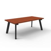 Rapidline Eternity Rectangular Coffee Table 1200 x 600mm Cherry/Black