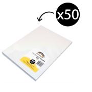 Rainbow Board 250gsm A4 White Pack 50