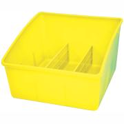 Elizabeth Richards Literacy Tub With Two Dividers Yellow