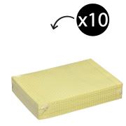 Winc Writing Pad Ruled Bond 70gsm A4 Yellow 50 Sheets Box 10