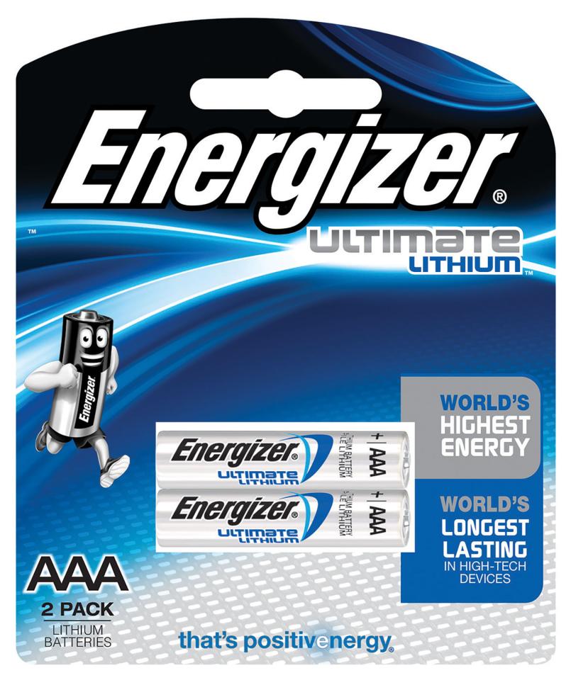 Energizer Ultimate Lithium AA Batteries (2-Pack) – Temp Stick