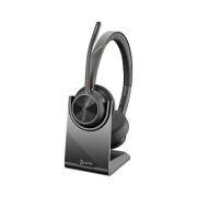Poly Voyager 4320 Microsoft Teams Certified Headset BT700 Dongle & Charging Stand