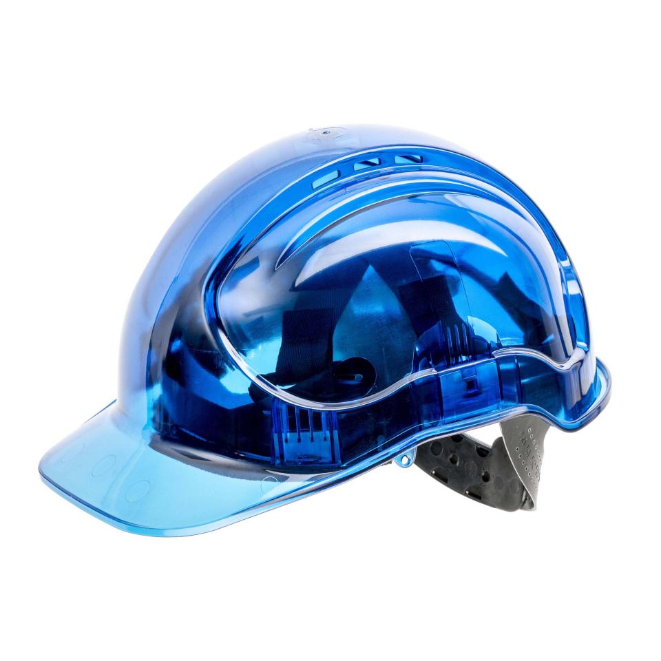 Honeywell Hh2vsee Hard Hat See Thru Vented Blue Image
