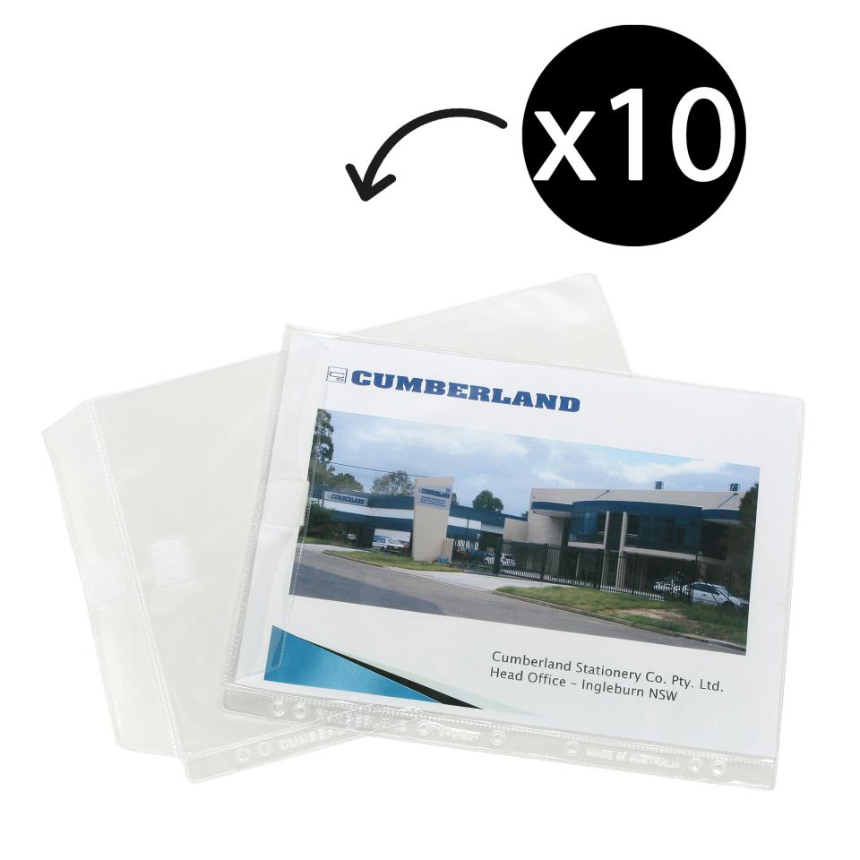 Cumberland Sheet Protector Sp6138F With Flap Pack 10