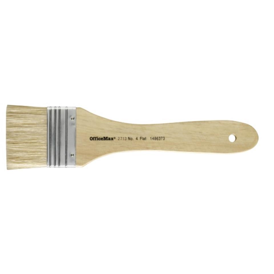Winc 2713 Flat Paint Brush No.4 Hog Hair | Winc