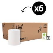 Livi Essentials 1204 Autocut Hand Towel Roll 1 Ply 200m Carton 6