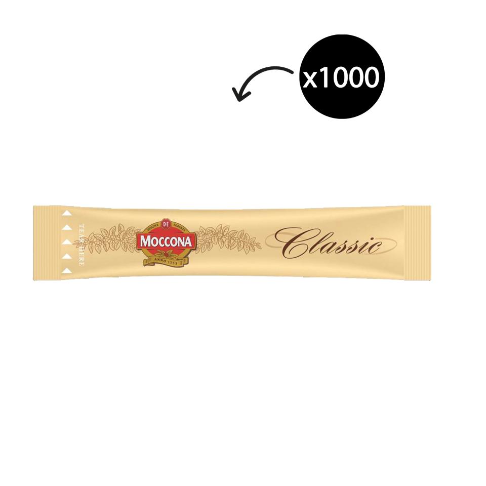 Moccona Classic Medium Roast Instant Coffee Sticks 1.7g Carton 1000