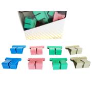 Staples Clip Refill Large Assorted Colours Box 50