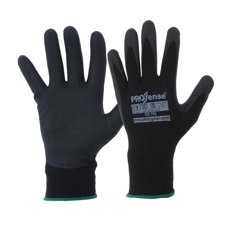 Pro Choice Bnnl Prosense Dexipro Nitrile Coated Gloves Size 6 Pair
