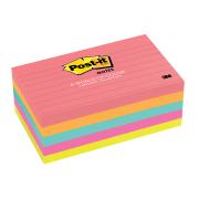 Post-It Notes Cape Town Collection Ruled 76 x 127mm Pack 5