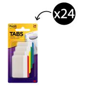 Post-It Tabs 50.8 x 38.1mm Assorted Pack 24 (4 x 6)