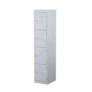 Steelco 4 Door Locker 1830h x 380w x 460d with Pad Latch