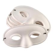 Ec Paper Mache Half Masks Pack Of 24