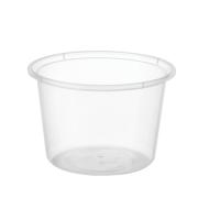 Castaway Microready Takeaway Food Containers Round 540ml 20oz Clear Carton 500