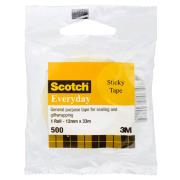 Scotch Everyday Sticky Tape 500 12mm X 33m