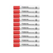 Staedtler Lumocolor Whiteboard Marker Bullet Point Red Box 10