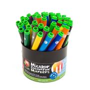 Micador Colourfun Coloured Markers Assorted Tub 48