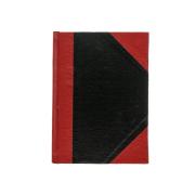 Cumberland Red & Black Notebook A6 Hardcover Ruled 200 Page