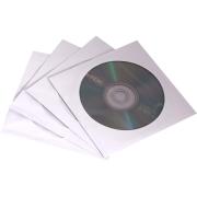 Fellowes CD/DVD Sleeve White Paper Pack 100