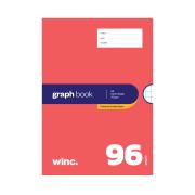 Winc Premium Exercise Book A4 10mm Graph 70gsm Polypropylene Cover 96 Pages