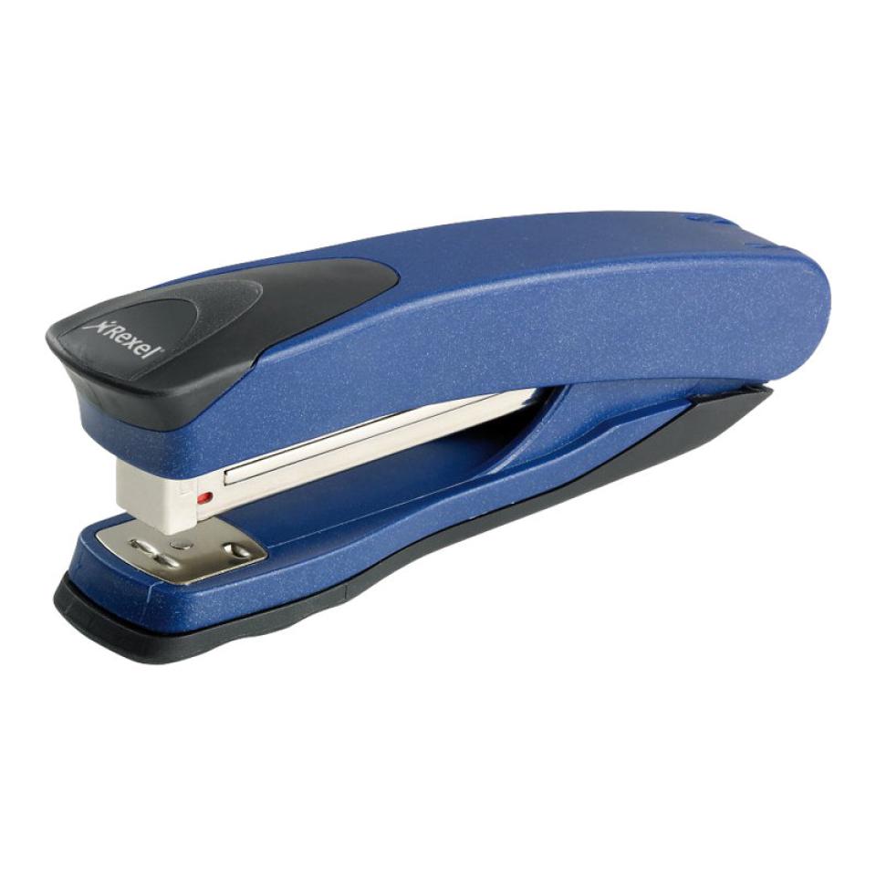 Rexel Taurus Full Strip Stapler Metallic Blue