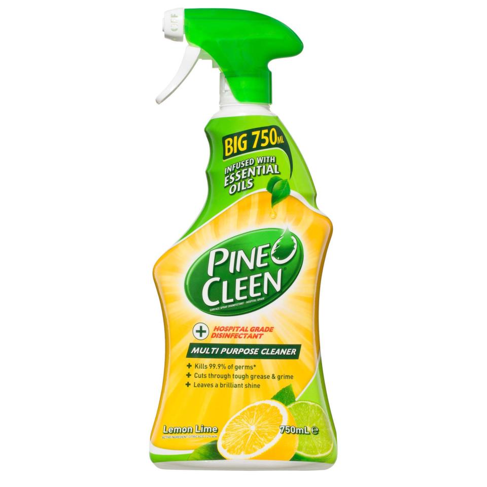 Pine O Cleen Multi Purpose Disinfectant Spray Lime Burst Trigger 750ml